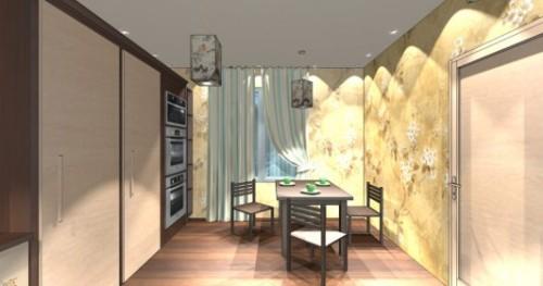Интерьер кухни 12 кв м. Кухня в японском стиле в фото