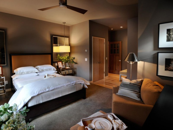 Спальня в коричневых тонах — 83 фото подбора хороших сочетаний цвета
