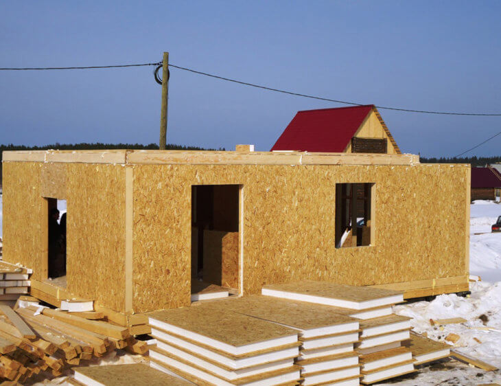 Строим дом своими руками из СИП панелей в фото