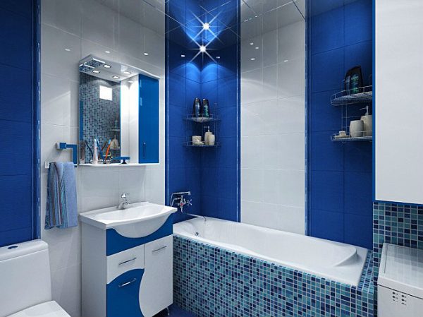 Ванная комната в морском стиле -