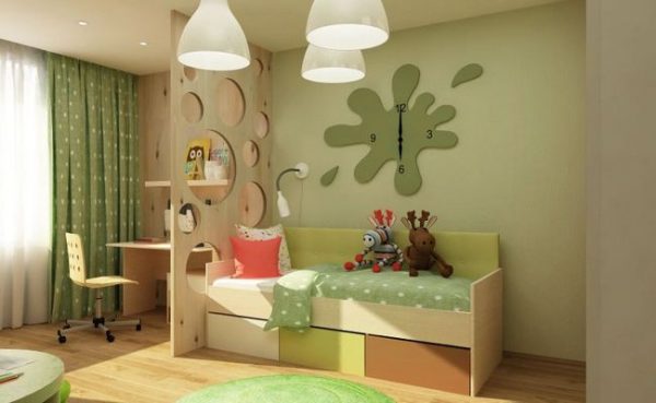 Искусственный свет в детской комнате