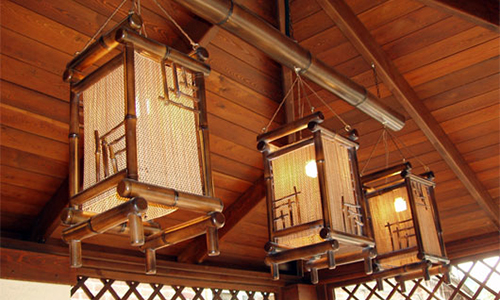 Изготовление светильников из бамбука своими руками в фото