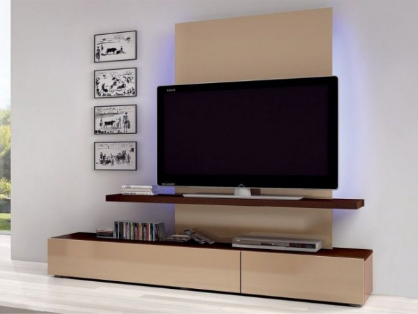 Полка для телевизора на стену: как сделать правильный выбор и 70 современных реализаций