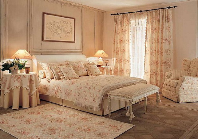 Шторы в стиле прованс своими руками для спальни: особенности, рисунок, ткани (фото) в фото