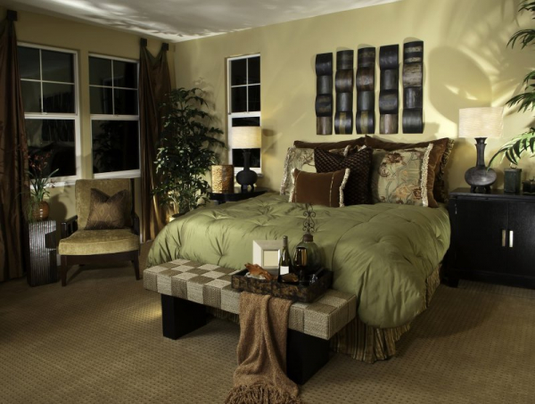 Спальня в коричневых тонах — 83 фото подбора хороших сочетаний цвета