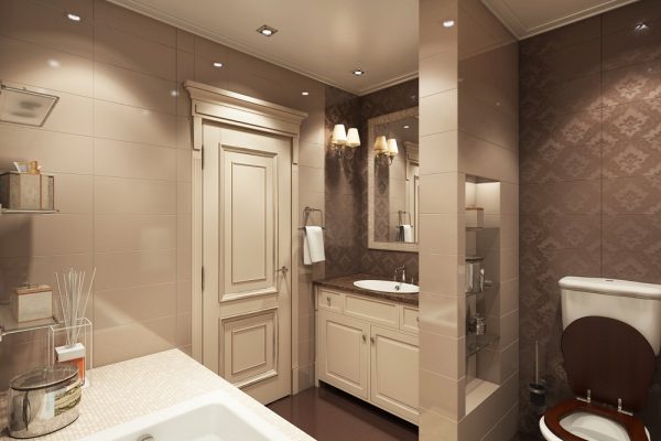 Как оформить ванную комнату в классическом стиле? -